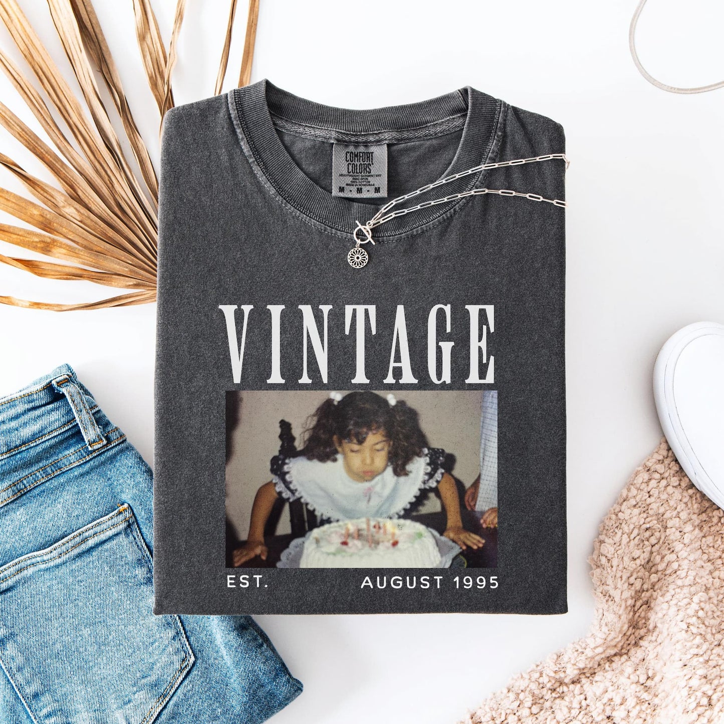 intage Custom Year Birthday Shirt