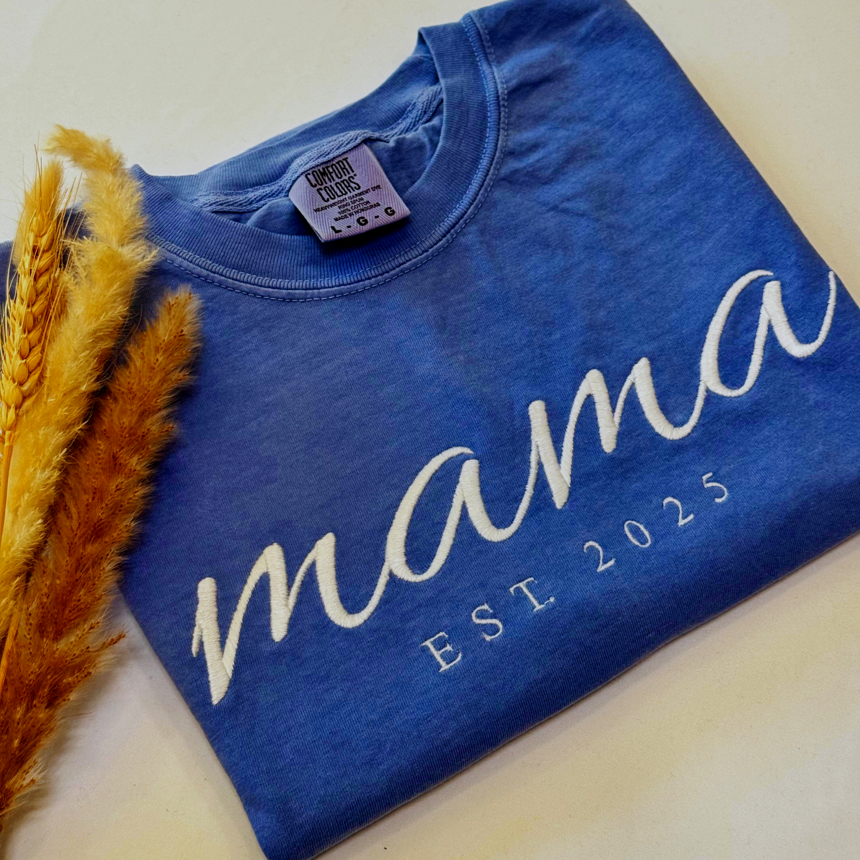 Custom embroidered and printed shirts with personal designs by JELU STORE