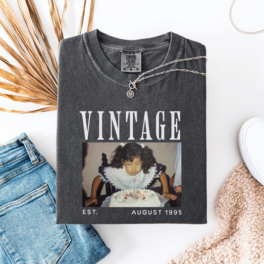intage Custom Year Birthday Shirt