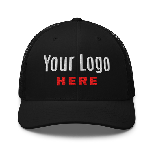 Custom Embroidered Trucker Hat – Embroidered Logo Cap