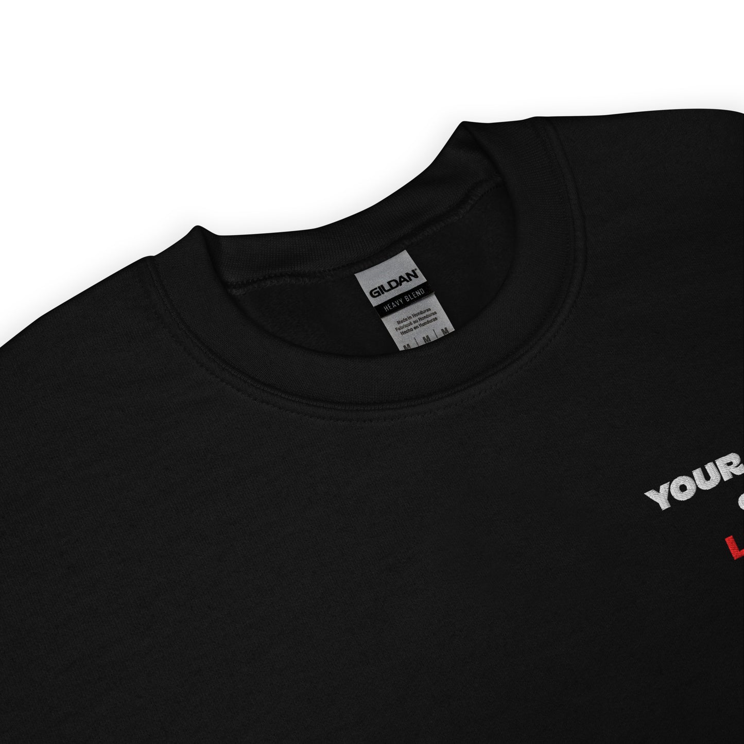 Custom Embroidered Sweatshirt with your Logo or Text